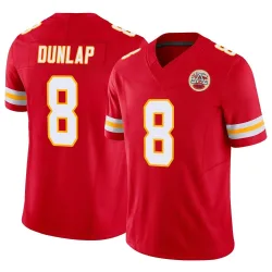 Kansas City Chiefs Men's Limited Red Vapor F.U.S.E. Jersey (8 Carlos Dunlap)