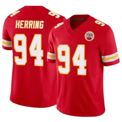 Kansas City Chiefs Men's Limited Red Vapor F.U.S.E. Jersey (94 Malik Herring)