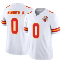 Kansas City Chiefs Men's Limited White Vapor F.U.S.E. Jersey (0 Gardner Minshew)