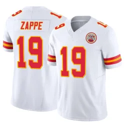 Kansas City Chiefs Men's Limited White Vapor F.U.S.E. Jersey (19 Bailey Zappe)
