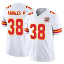 Kansas City Chiefs Men's Limited White Vapor F.U.S.E. Jersey (38 Kevin Knowles II)