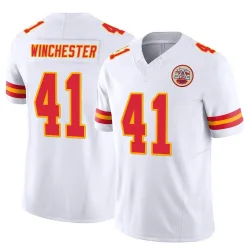 Kansas City Chiefs Men's Limited White Vapor F.U.S.E. Jersey (41 James Winchester)