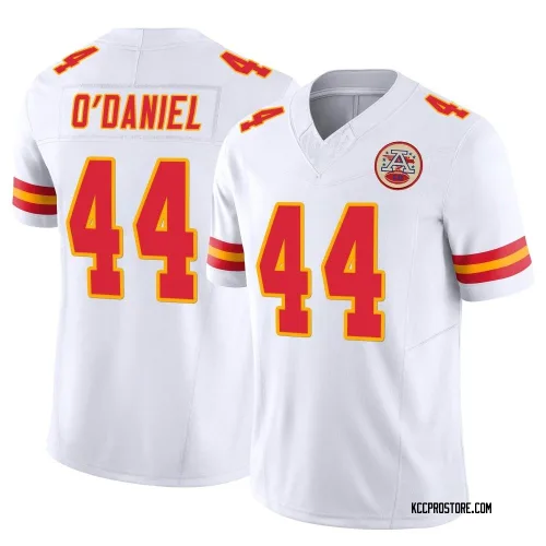 Kansas City Chiefs Men's Limited White Vapor F.U.S.E. Jersey (44 Dorian O'Daniel)