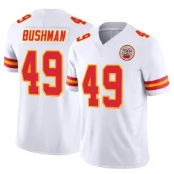 Kansas City Chiefs Men's Limited White Vapor F.U.S.E. Jersey (49 Matt Bushman)
