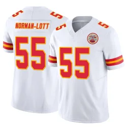 Kansas City Chiefs Men's Limited White Vapor F.U.S.E. Jersey (55 Omarr Norman-Lott)