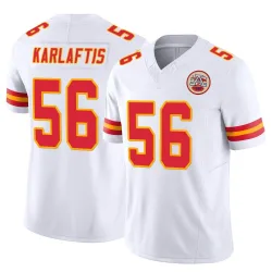 Kansas City Chiefs Men's Limited White Vapor F.U.S.E. Jersey (56 George Karlaftis)