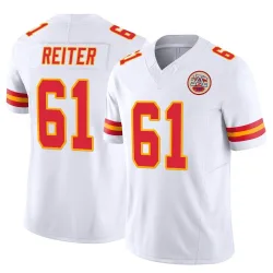 Kansas City Chiefs Men's Limited White Vapor F.U.S.E. Jersey (61 Austin Reiter)