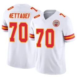 Kansas City Chiefs Men's Limited White Vapor F.U.S.E. Jersey (70 McKade Mettauer)