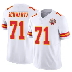 Kansas City Chiefs Men's Limited White Vapor F.U.S.E. Jersey (71 Mitchell Schwartz)