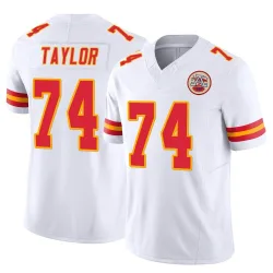 Kansas City Chiefs Men's Limited White Vapor F.U.S.E. Jersey (74 Jawaan Taylor)