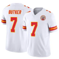 Kansas City Chiefs Men's Limited White Vapor F.U.S.E. Jersey (7 Harrison Butker)