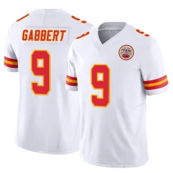 Kansas City Chiefs Men's Limited White Vapor F.U.S.E. Jersey (9 Blaine Gabbert)