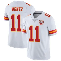 Kansas City Chiefs Men's Limited White Vapor Untouchable Jersey (11 Carson Wentz)