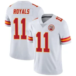 Kansas City Chiefs Men's Limited White Vapor Untouchable Jersey (11 Jalen Royals)