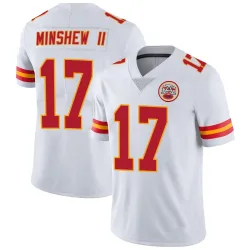 Kansas City Chiefs Men's Limited White Vapor Untouchable Jersey (17 Gardner Minshew)