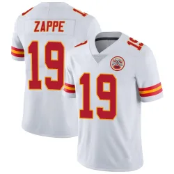 Kansas City Chiefs Men's Limited White Vapor Untouchable Jersey (19 Bailey Zappe)