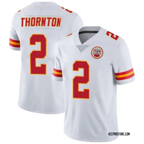 Kansas City Chiefs Men's Limited White Vapor Untouchable Jersey (2 Tyquan Thornton)