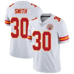 Kansas City Chiefs Men's Limited White Vapor Untouchable Jersey (30 Brashard Smith)
