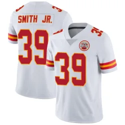 Kansas City Chiefs Men's Limited White Vapor Untouchable Jersey (39 Melvin Smith Jr.)