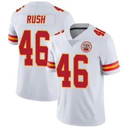 Kansas City Chiefs Men's Limited White Vapor Untouchable Jersey (46 Darius Rush)