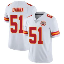 Kansas City Chiefs Men's Limited White Vapor Untouchable Jersey (51 Mike Danna)
