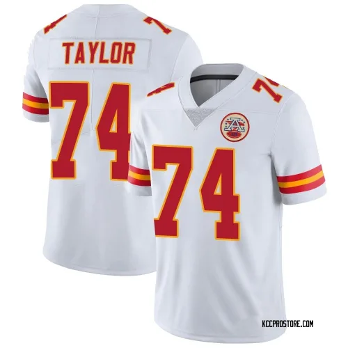 Kansas City Chiefs Men's Limited White Vapor Untouchable Jersey (74 Jawaan Taylor)
