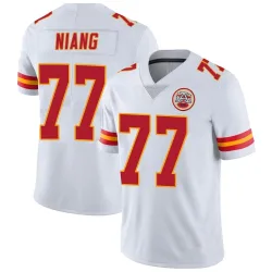 Kansas City Chiefs Men's Limited White Vapor Untouchable Jersey (77 Lucas Niang)