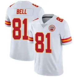 Kansas City Chiefs Men's Limited White Vapor Untouchable Jersey (81 Blake Bell)