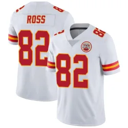 Kansas City Chiefs Men's Limited White Vapor Untouchable Jersey (82 Justyn Ross)