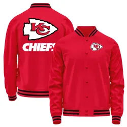 Kansas City Chiefs Men's Red Full-Snap Jacket