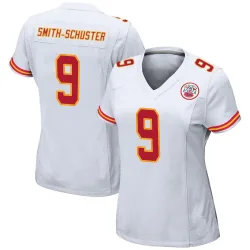 Kansas City Chiefs Women's Game White Jersey (9 JuJu Smith-Schuster)