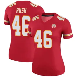 Kansas City Chiefs Women's Legend Red Color Rush Jersey (46 Darius Rush)