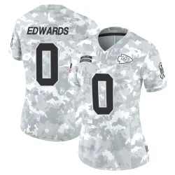 Kansas City Chiefs Women's Limited Arctic Camo 2024 Salute to Service Jersey (0 Mike Edwards)