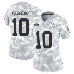 Kansas City Chiefs Women's Limited Arctic Camo 2024 Salute to Service Jersey (10 Isiah Pacheco)