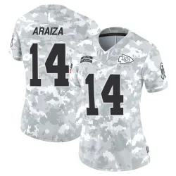 Kansas City Chiefs Women's Limited Arctic Camo 2024 Salute to Service Jersey (14 Matt Araiza)