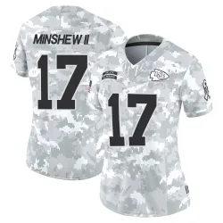 Kansas City Chiefs Women's Limited Arctic Camo 2024 Salute to Service Jersey (17 Gardner Minshew)