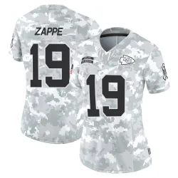 Kansas City Chiefs Women's Limited Arctic Camo 2024 Salute to Service Jersey (19 Bailey Zappe)