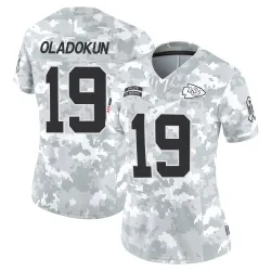 Kansas City Chiefs Women's Limited Arctic Camo 2024 Salute to Service Jersey (19 Chris Oladokun)