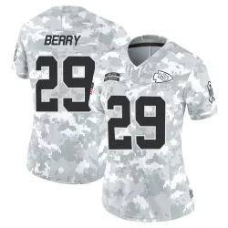 Kansas City Chiefs Women's Limited Arctic Camo 2024 Salute to Service Jersey (29 Eric Berry)