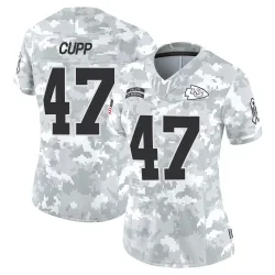 Kansas City Chiefs Women's Limited Arctic Camo 2024 Salute to Service Jersey (47 Baylor Cupp)
