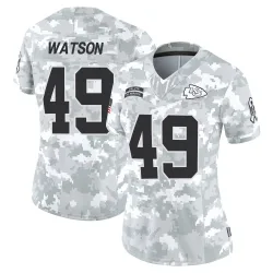 Kansas City Chiefs Women's Limited Arctic Camo 2024 Salute to Service Jersey (49 Tre Watson)