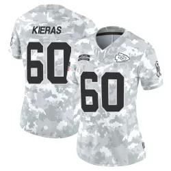 Kansas City Chiefs Women's Limited Arctic Camo 2024 Salute to Service Jersey (60 Tautvydas Kieras)