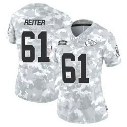 Kansas City Chiefs Women's Limited Arctic Camo 2024 Salute to Service Jersey (61 Austin Reiter)