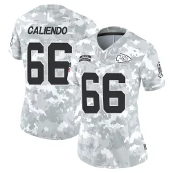 Kansas City Chiefs Women's Limited Arctic Camo 2024 Salute to Service Jersey (66 Mike Caliendo)