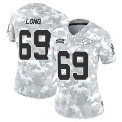 Kansas City Chiefs Women's Limited Arctic Camo 2024 Salute to Service Jersey (69 Kyle Long)