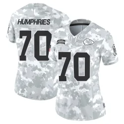 Kansas City Chiefs Women's Limited Arctic Camo 2024 Salute to Service Jersey (70 D.J. Humphries)