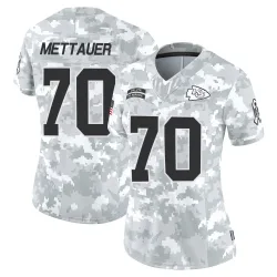 Kansas City Chiefs Women's Limited Arctic Camo 2024 Salute to Service Jersey (70 McKade Mettauer)
