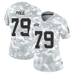 Kansas City Chiefs Women's Limited Arctic Camo 2024 Salute to Service Jersey (79 Esa Pole)