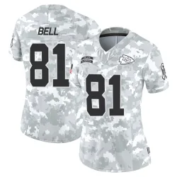 Kansas City Chiefs Women's Limited Arctic Camo 2024 Salute to Service Jersey (81 Blake Bell)