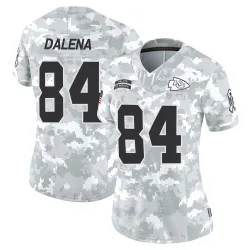 Kansas City Chiefs Women's Limited Arctic Camo 2024 Salute to Service Jersey (84 Mac Dalena)
